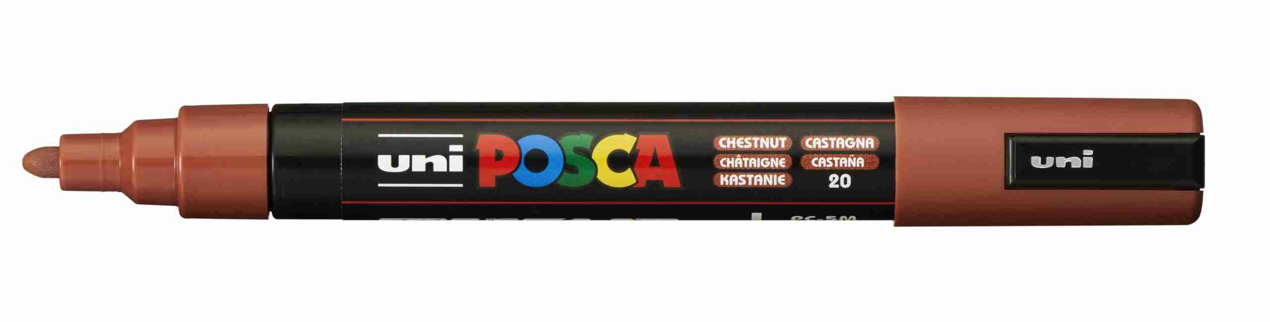 POSCA PC-5M Paint Marker Medium Bullet Tip Chestnut